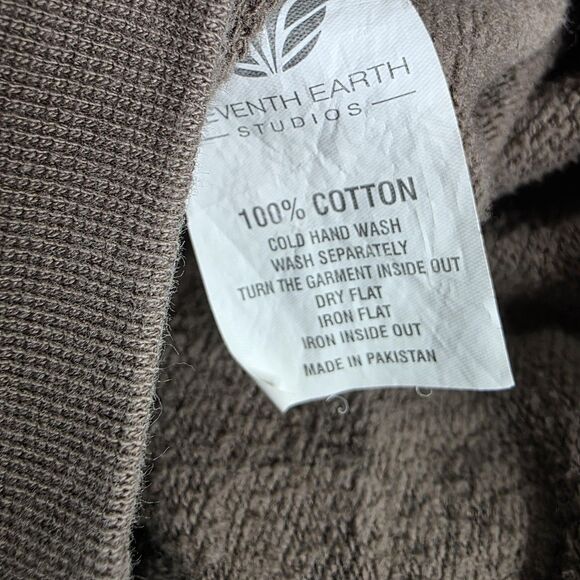 Flowerboy‎ Project Hoodie Mens Large Full Zip Embroidered Heart Streetwear - Picture 9 of 9